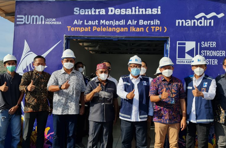 Dukung Pariwisata, Bank Mandiri Gandeng Indra Karya Bangun Sarana Desalinasi Air Laut 