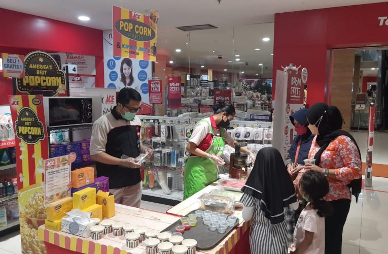 Mall Dibuka, ACE Hartono Sambut Pelanggan dengan Welcome Drink & Pop Corn Party