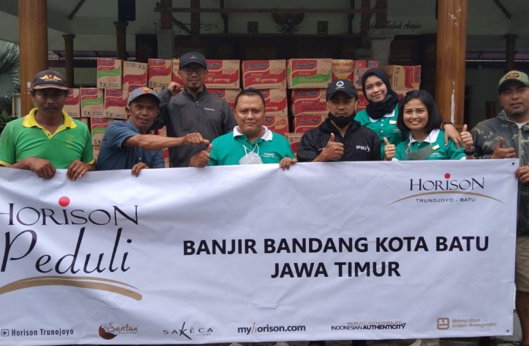Horison Peduli Salurkan Bantuan bagi Korban Banjir Kota Batu
