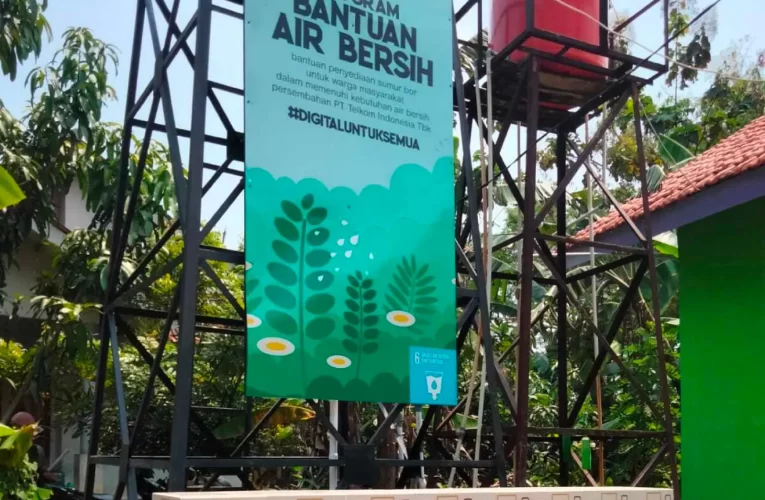 Tanggung Jawab Sosial, Telkom Salurkan Bantuan Sarana Air Bersih