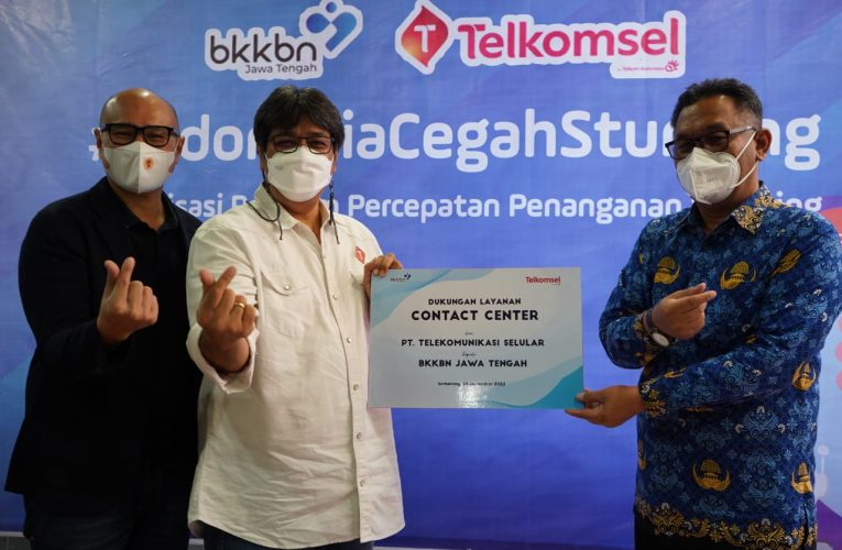 Telkomsel Dukung BKKN Digitalisasi Percepatan Penanganan Stunting di Jawa Tengah