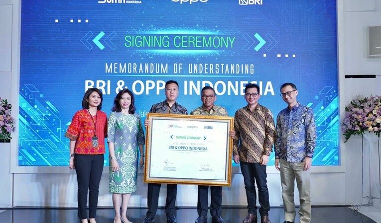 BRI Gandeng Oppo Indonesia, Perluas Transaksi Digital