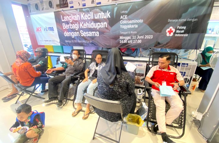 Hebat!! ACE Cokro Yogya gelar Aksi Donor Darah, Sambut Hari Donor Darah Sedunia