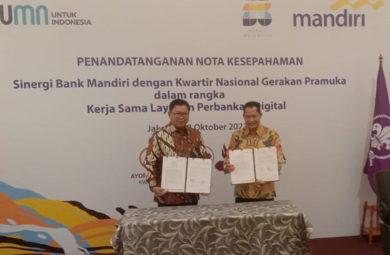 Yess!! Dorong Inklusi Keuangan, Bank Mandiri Jalin Kerja dengan Kwarnas Gerakan Pramuka