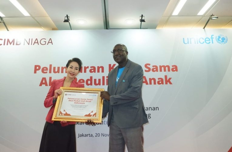 Keren!! CIMB Niaga dan UNICEF Jalin Kolaborasi Strategis Atasi Gizi Buruk untuk Cegah Stunting