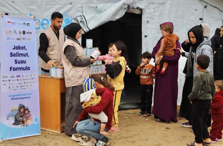 BMM Kirim Relawan Distribusikan Bantuan Kemanusiaan Hadapi Musim Dingin di Palestina