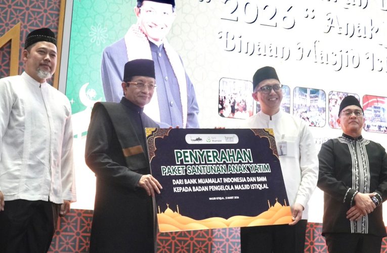 Bank Muamalat Gandeng BMM dan Masjid Istiqlal Santuni 2.026 Anak Yatim