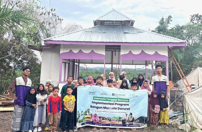 Kolaborasi Bank Muamalat dengan BMM, Bangun Musala bagi Penyintas Bencana di Aceh