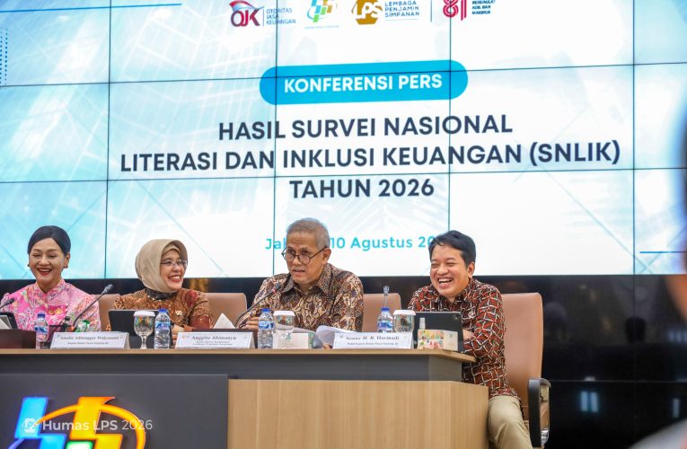 Sudah Diumumkan OJK, LPS, dan BPS,  Hasil Survei Nasional Literasi dan Inklusi Keuangan (SNLIK) Tahun 2026