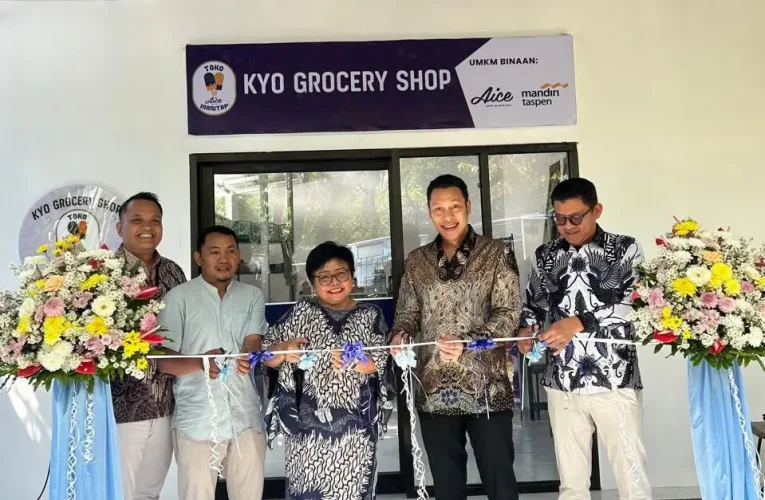 Bank Mandiri Taspen Resmikan Toko Aice Mantap di Manado Sulawesi Utara, Dukung Pensiunan Jadi Wirausaha Mandiri