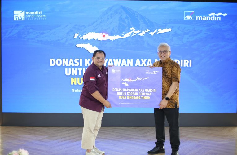 Bentuk Solidaritas dan Kepedulian, AXA Mandiri dan Karyawan Bersatu Salurkan Bantuan bagi Korban Gempa NTT