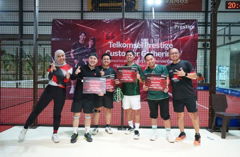 Telkomsel Perkuat Engagement Pelanggan Prestige Lewat Aktivitas Olahraga Padel di Yogyakarta
